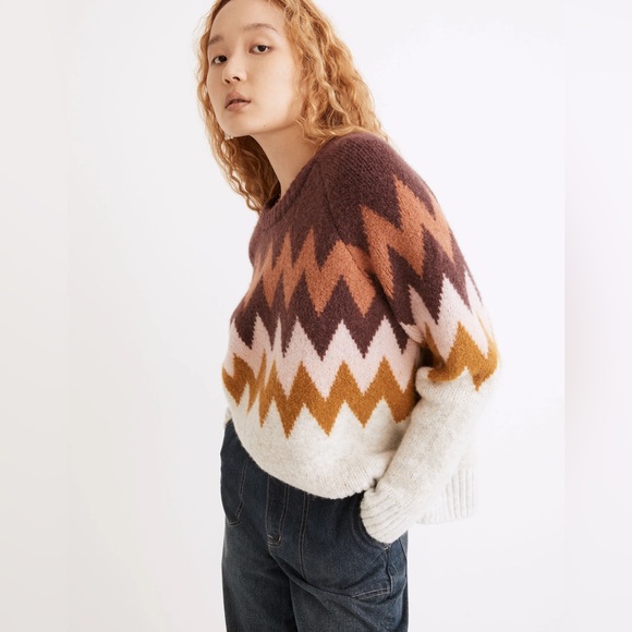 MADEWELL | Delwood Multicolor Fair Isle Sweater - Picture 2 of 4